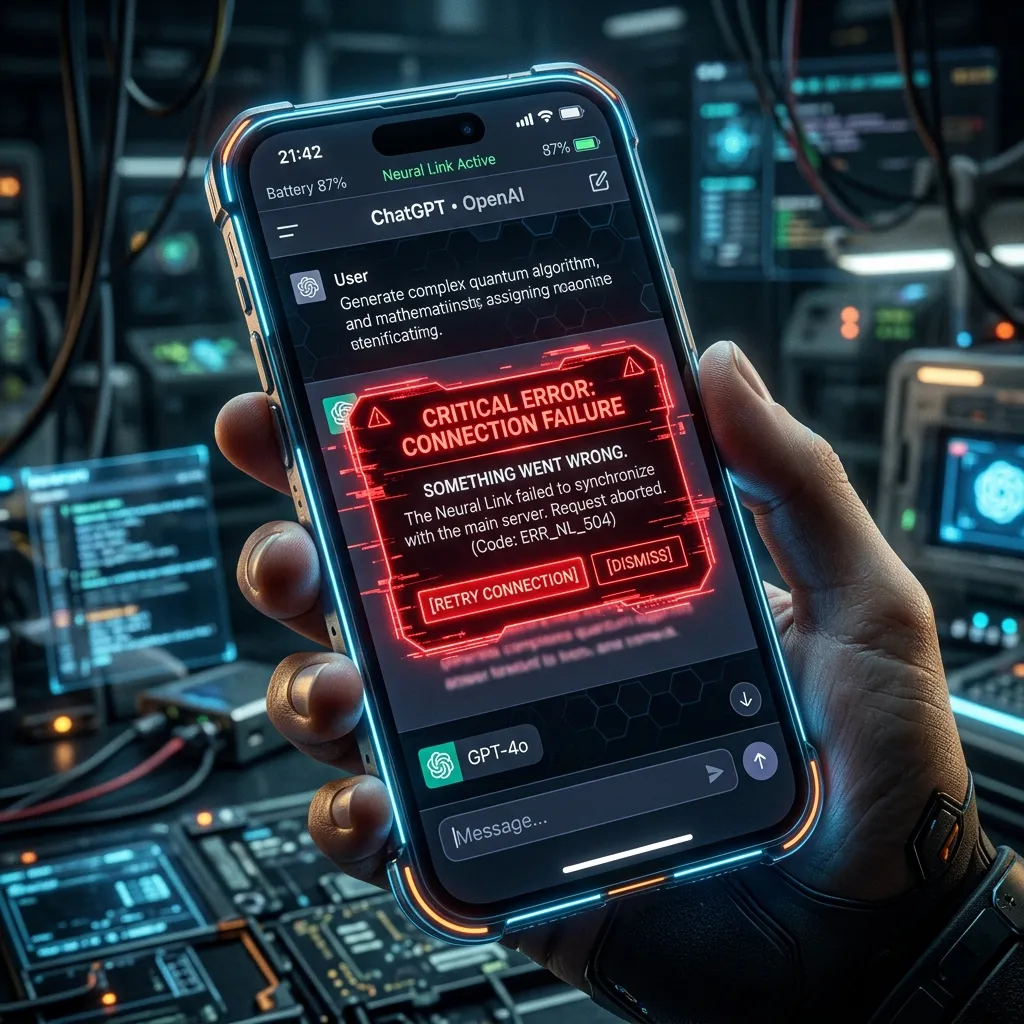 【2026年7月】ChatGPT iOS App 报错 "Something went wrong" (Error 429) 但网页版正常？最新分流规则修复
